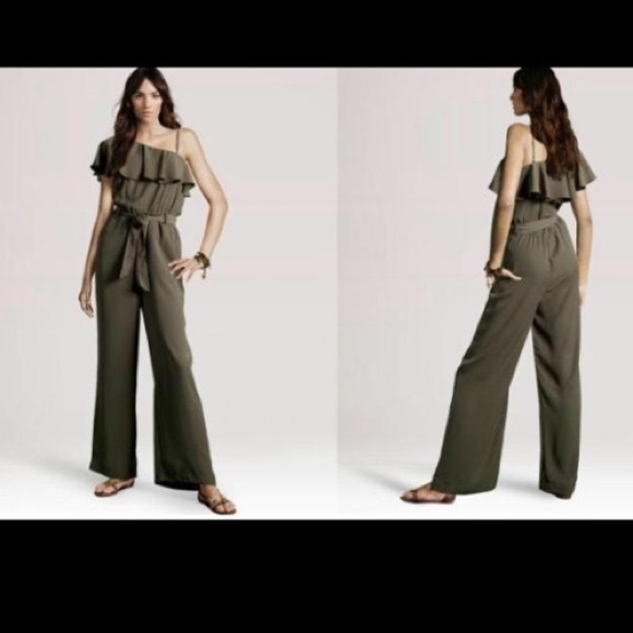 h&m one shoulder jumpsuit